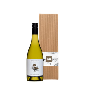 Artisan Chardonnay bottle with Clovely Estate gift box